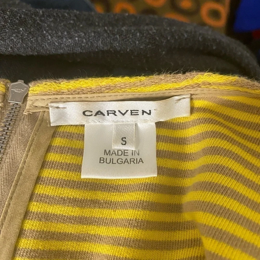 Carven striped knit dress